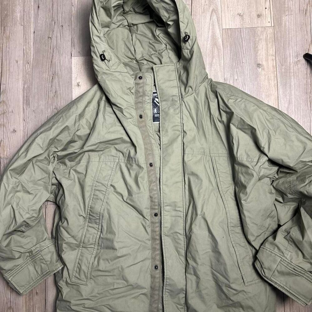 Jack-jones Men's Khaki and Green Jacket